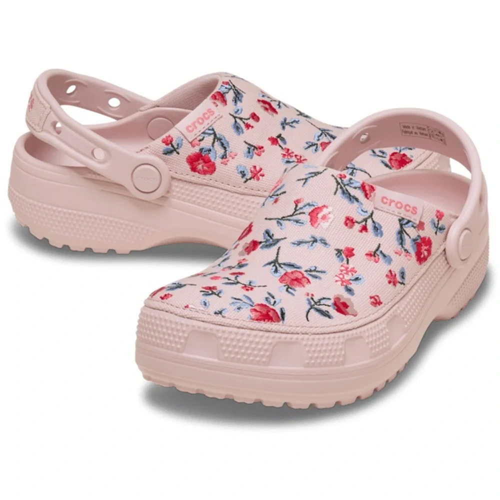 Classic Crafted Floral Clog (Cotton Candy) - Picture 1 of 4